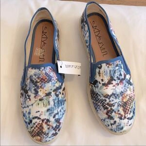 SIXTYSEVEN MULTI COLOR ESPADRILLES.  NEW